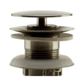 thumbnail image 1 of ALFI Brand AB5009-BSS Acier Inoxydable Brossé Pop Up Drain pour Évier withoot Overflow, 1 of 5