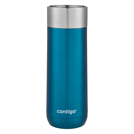 Contigo 16 Oz Luxe Autoseal Vacuum-insulated Coffee Travel Mug Spill-proof with Stainless Steel Thermalock Double-wall Insulation, Biscay Bay