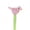 D, variant on Hand Blown Mini Glass Figurines Collectible Tiny Bee Bird Dragonfly Butterfly Sculpture with Stem for Home Office Birthday Anniversary Gift