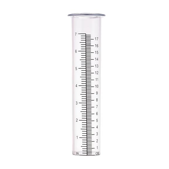 ACDANC Replacement Glass Tube with Lip for Rain Gauges Ideal for Garden and Yard