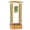 Orange-31" x 14" x 60", variant on BAYUELSWU Raised Garden Bed with Trellis & Hanging Roof, Wooden Garden Bed, Outdoor Planter Box for Flowers Herbs Climbing Vines (Natural-43" x 16.5" x 70")