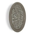 thumbnail image 5 of Bowery Hill Contemporary Large Oval LP Metal Fire Bowl in Glacier Gray, 5 of 6