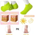 thumbnail image 4 of 6 Pairs Moisturizing Socks Gel Socks Extra Soft Gel Socks Gel Spa Socks for Dry Cracked Feet Skins Gel Lined Feet Care Socks for Repairing Softening Feet Dry Cracked (Multicolored), 4 of 5