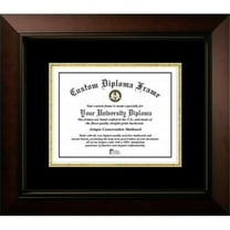 Campusimages LEGBG0018511 Legacy Black & Black Gold Mats Certificate Frame