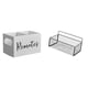 thumbnail image 1 of Organizador de almacenamiento de escritorio,Soporte para control remoto de TV de madera,Cesta de almacenamiento colgante,Cesta de almacenamiento para gabinete organizador de pared, 1 of 8