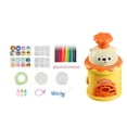 thumbnail image 4 of Máquina para hacer botones, juego de prensa perforadora de insignias DIY, suministros creativos portátiles para niños, regalos DIY, máquina para hacer Amarillo, 4 of 9