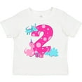 thumbnail image 3 of Inktastic Dinosaur Party-second Birthday Girls Toddler T-Shirt, 3 of 5