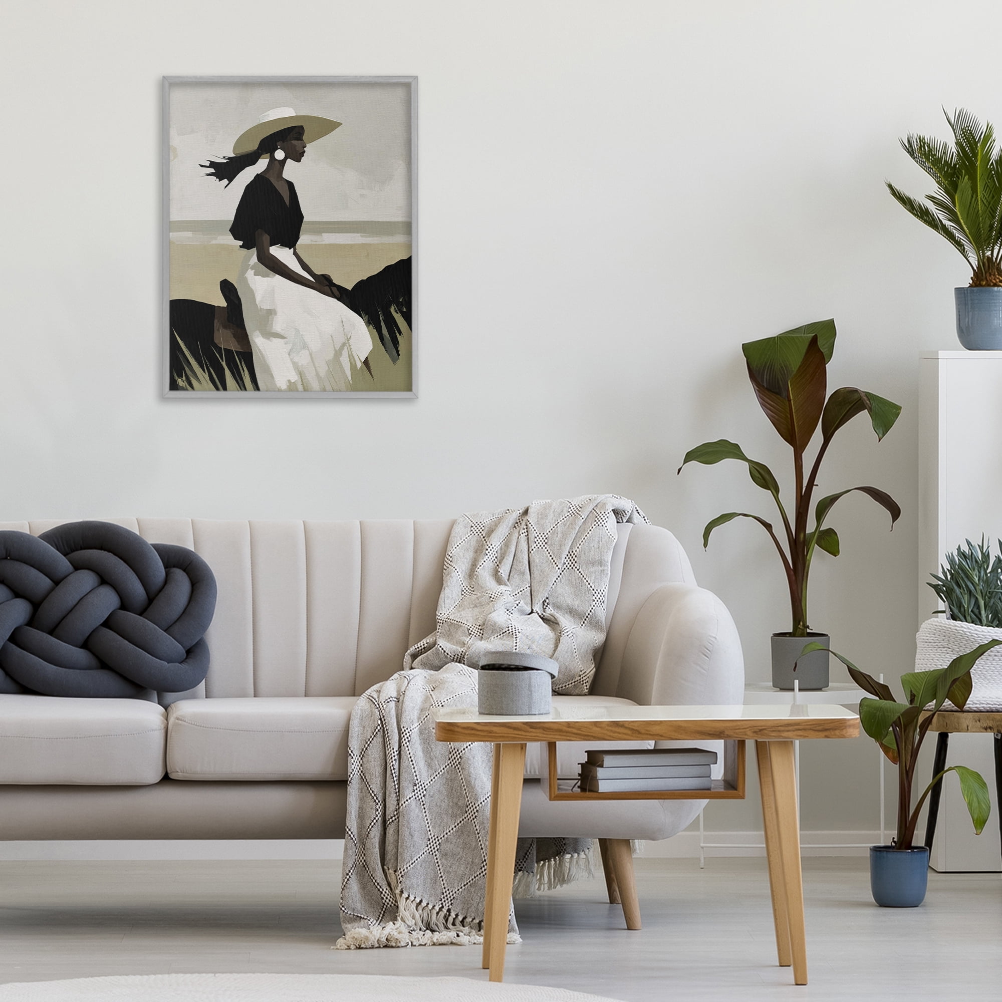 Stupell Industries Equestrian Windswept Muse Gray Framed Giclee Art, design by Svetlana Aleynikova