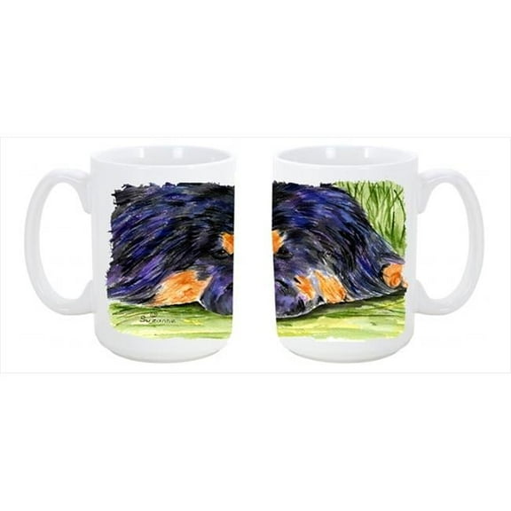 Tibetan Mastiff Dishwasher Safe Microwavable Ceramic Coffee Mug 15 oz.
