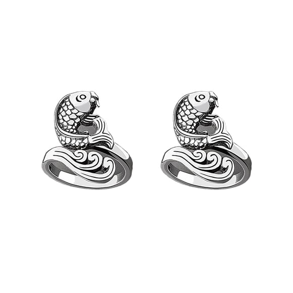 Minnieouse Anillo de tejer Animal estilo étnico joyería estereoscópica anillos de apertura ajustables hilo DIY desgaste suministros de costura Ropa, zapatos y accesorios Miscelánea NJ646