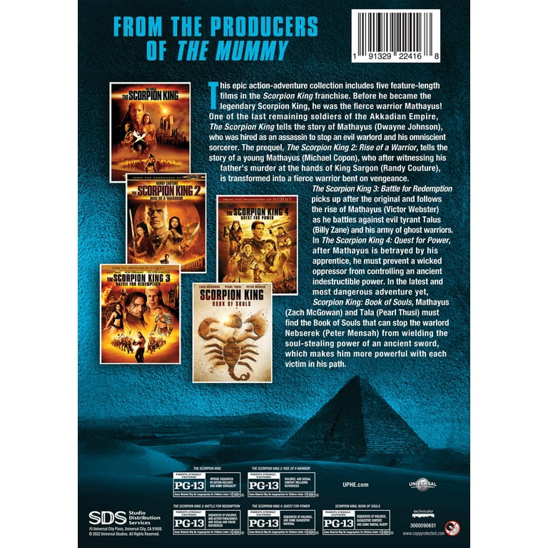 Scorpion King 5-Movie Collection (DVD) - Walmart.com