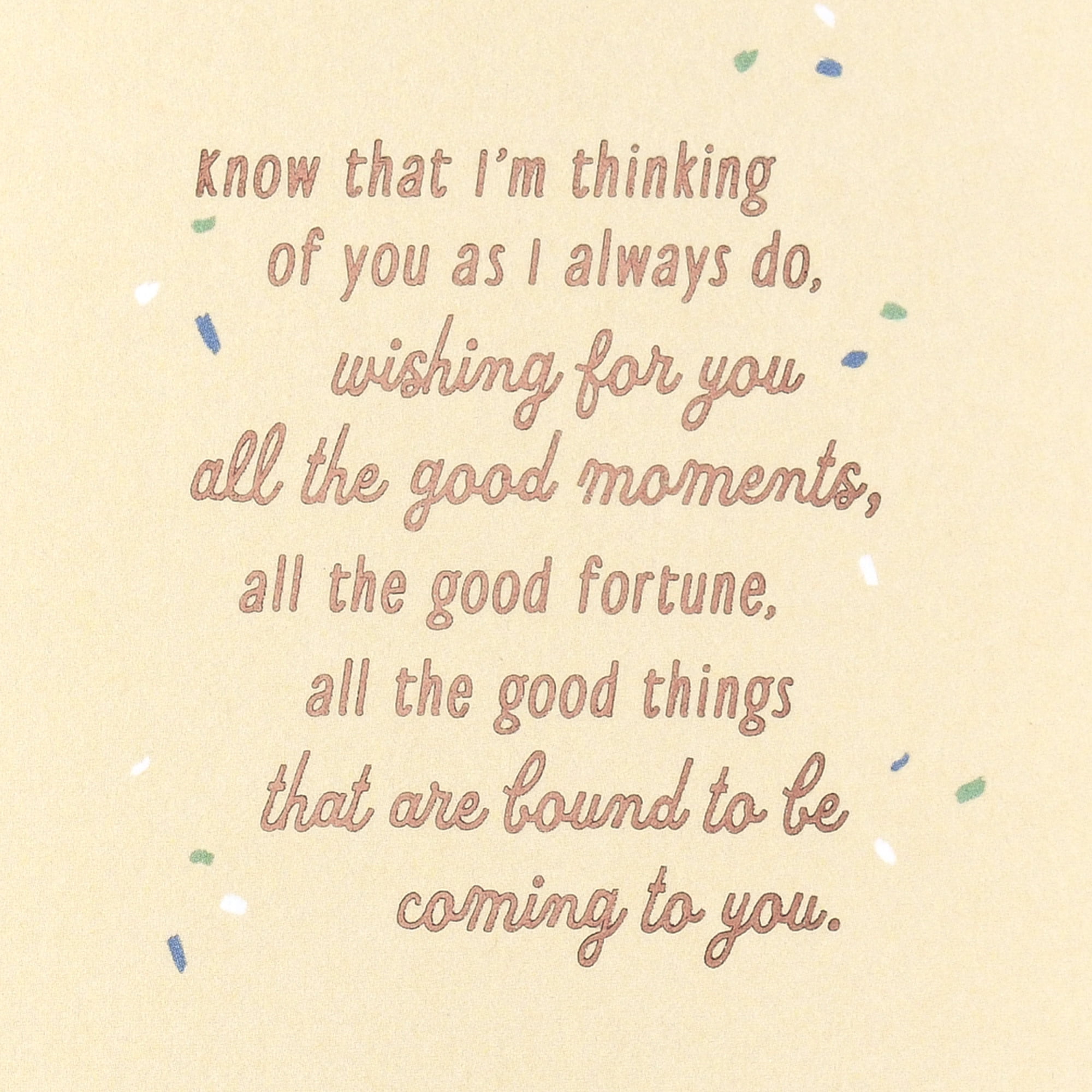 Hallmark Birthday Card for Son (Love Makes the Miles Seem Close)