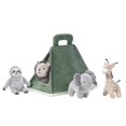 thumbnail image 4 of Lujosa tienda de campaña para safari/selva verde con corderos e hiedra con animales de peluche, 4 of 4