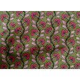 thumbnail image 4 of oneOone Cotton Poplin Fabric Leaves & Floral Block Print Sewing Fabric BTY 42 Inch Wide, 4 of 4
