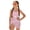 Bow, variant on Jiueut Pink Bow Heart Print Girls Swimsuit with Mesh Cover Up Bathing Suit One-Piece Halter Neck Cut Out Summer Swimwear for 7-8 Years