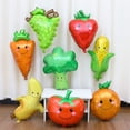 thumbnail image 1 of Otro jardín decorativo 8pcs globos de papel de aluminio de frutas y verduras para decoración de fiesta globo de helio de papel de aluminio de cumpleaños de frutas para verano pa, 1 of 5