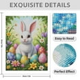thumbnail image 3 of Diamond Art Kit for Adults, Spring Bunny With Colorful Eggs Diamond Painting for Adults Beginners, DIY Diamond Art Painting Kits, 5D Diamond Painting Crafts for Home Decor 12x16 Frameless, 3 of 7