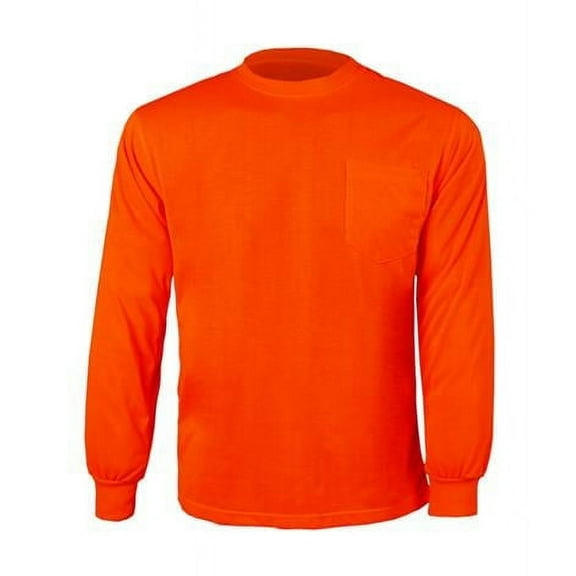 Long Sleeve T-Shirt, Orange - Extra Large
