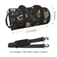 thumbnail image 2 of ZICANCN Rock Skull Guitar Travel Duffle Bag, Sports Tote Gym Bag Weekenders Bags for Women Men, 2 of 8