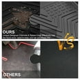 thumbnail image 6 of RVNI Floor Mat Liners for 2010 2011 2012 2013 2014 Ford F-150 Super Crew Cab All Weather Black 3pcs 3D TPE Liners, 6 of 7