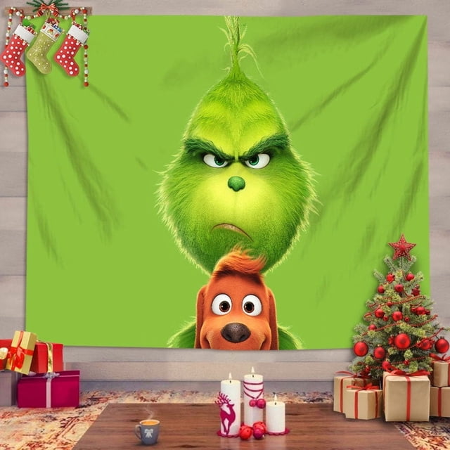 Tapiz para colgar en la pared Grinch's Stole Christmas, 200 x 150 cm