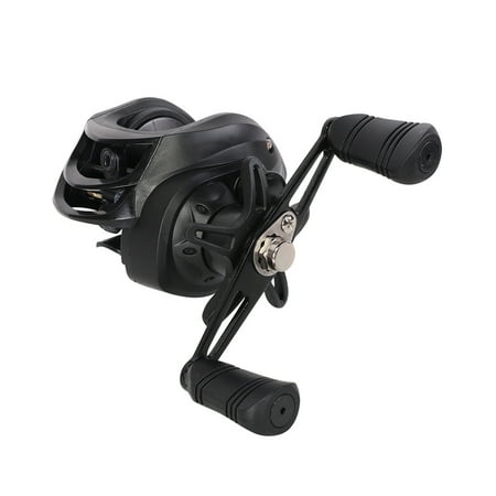 fankhu Fishing Reels Wheel 7.2/1 Gear Ratio Baitcasting Reel Metal Saltwater Freshwater for Beginners Fishing Accessory