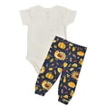 thumbnail image 2 of Unique Baby Unisex Cutest Turkey Thanksgiving Onesie Set (3M, White), 2 of 5