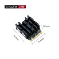 thumbnail image 1 of IceSoul 01 M.2 2242-2230 SSD heatsink, Double-Sided Heat Sink, with Thermal Silicone pad for PC / PS5 M.2 NVMe SSD IceSoul 01-2230, 1 of 6