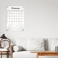 thumbnail image 3 of 1 Set of Acrylic Wall Calendar Erasable Month Planner Weekly Planner Memo Board Dry Erase Board, 3 of 8