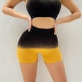 thumbnail image 4 of Pantalones cortos de yoga para mujer, levantamiento de glúteos, ropa transpirable elástica para niñas, ropa interior de cintura alta, pantalones corto amarillo Macarena pantalones cortos de yoga, 4 of 8