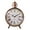 Bronze, variant on Retro Metal Golden Table Clock, Vintage Non-Ticking Tabletop Clocks,Silent Quartz Movement Desk Clock for Bedroom Living, Room, Indoor, Study... Home Decoration (No Alarm)