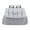 Grey, variant on Lipstore Diaper Bag Backpack Large Capacity Multifunction Waterproof Nappy Tote Bag Mommy gray