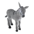 thumbnail image 3 of serony Modèle d'Animaux de Simulation Figurine Jouet Éducatif pour Enfants Décor Âne Gris, 3 of 7