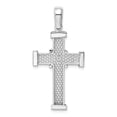 thumbnail image 3 of FB Jewels 14k White Gold Latin Cross Pendant, 3 of 4