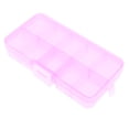 thumbnail image 4 of Caja Portátil Divisores De Joyería Organizadores De Plástico Recipientes De Almacenamiento Para Pequeñas Joyas Manualidades DIY Suministros D Rosado Macarena caja del divisor de la joyería, 4 of 8