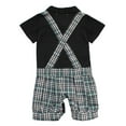 thumbnail image 2 of Baby Boys Little Gentleman Romper Wedding/Picture Formal Wear, 2 of 3