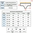 thumbnail image 2 of Women’s 4 Pack Seamless Basic Sexy Hot Invisible Underwear Panty Bikini Thong Panties Multipack Large, 2 of 5