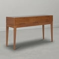 thumbnail image 3 of Simpli Home Harper 54-inch-Wide Solid Wood Console Table, Tawny Brown Teak, 3 of 6