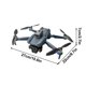thumbnail image 4 of Dron para adultos con cámara HD 8K y pantalla LCD, transmisión digital en primera persona, motores sin escobillas, modo sin cabeza, giro de 360 grados, cuadricóptero., 4 of 9