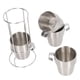 thumbnail image 4 of Taza de Campamento de Acero inoxidable, Taza de Campamento apilable de Doble Capa Conjunto de 4 Piezas Con Soporte para Montañismo, 4 of 7