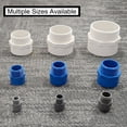 thumbnail image 4 of Uxcell 4Pcs Conector de Adaptador de Rosca Masculino de 2" para Fitting de Tubería, Adaptadores de Drenaje de Fregadero para Conectar Tuberías, Blanco, 4 of 6