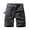 Gray, variant on Cargo Men Shorts Work Shorts for Men Construction Multi Pockets Zipper Button Shorts Solid Color Fashion Casual Loose Fit Daily Running Workwear Pants Khaki XL