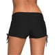 thumbnail image 3 of Soidarity Bañador de cintura baja con correa lateral de color liso para mujer Traje de baño Negro L Soidarity OD001260-03, 3 of 6