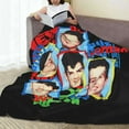 thumbnail image 4 of Throw Blankets New Kids On The Block Fleece Throw Blanket Ultra Soft Cozy Decorative Flannel Blanket for Home Bed Couch Chair Travel 40"X30", 4 of 8