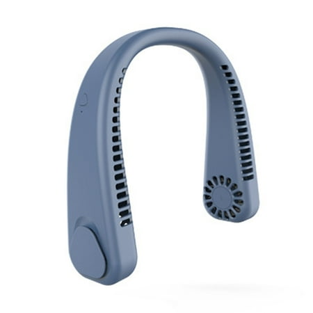 

Keebgyy Mini Bladeless Fan Gift Cooler The Angle Is Free And Can Be Changed Freely Halter Twin Turbo Neckband Silent Air
