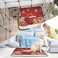 thumbnail image 6 of Washable Pet Pee Pads with Super Absorbent Reusable Training Pads for Dogs & Cats Red Gift Bag, 6 of 6