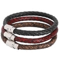 thumbnail image 3 of Pulsera De Cuero, Elegante Pulsera De Cuero Duradero, Amigos Diarios Portátiles Para Cumpleaños Navidad ANGGREK Otros, 3 of 8