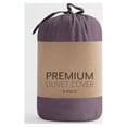 thumbnail image 3 of Becky Cameron 3 Piece Premium Ultra Soft Solid Duvet Cover Set, 3 of 3