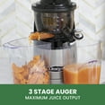 thumbnail image 5 of Omega MegaMouth Cold Press Compact Vertical Juicer, Low-Speed, in Silver (MMV700S), 5 of 12