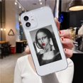 thumbnail image 1 of Funda transparente de gran arte estética David Mona Lisa para iPhone 12 PRO X XR XS SE20 TPU suave para iPhone 13 7 8 Plus 11 Pro MAX Tan Jianjun unisex, 1 of 2